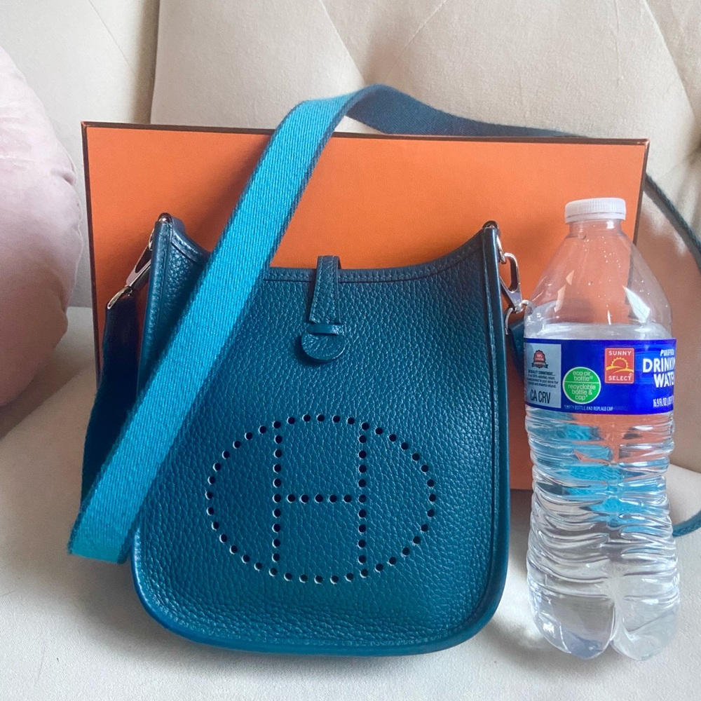 Hermes mini Evelyne With Matching Hermes Twilly - Picture 3 of 10